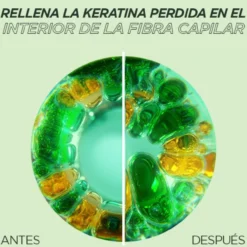 Fructis Crema sin Aclarado 10-en-1 Adiós Daños con Aceite de Marula para cabello dañado