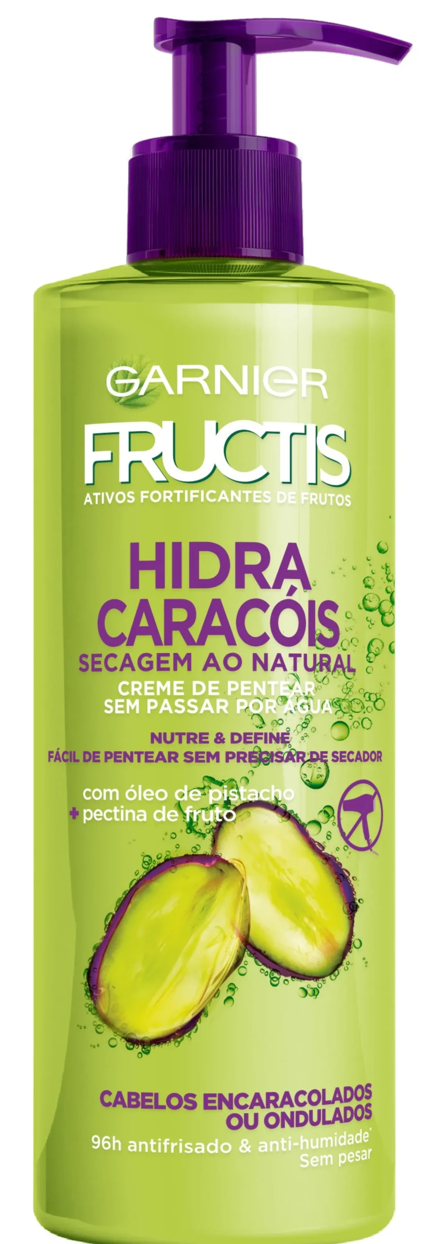 Fructis Crema Sin Aclarado Nutri Rizos Secado Al Aire