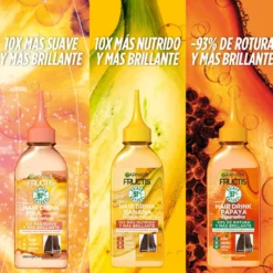 Fructis Hair Drink Tratamiento Banana Ultra Nutritiva