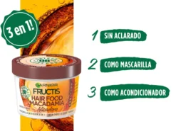 Fructis Hair Food Coco Mascarilla 3 en 1 Alisadora