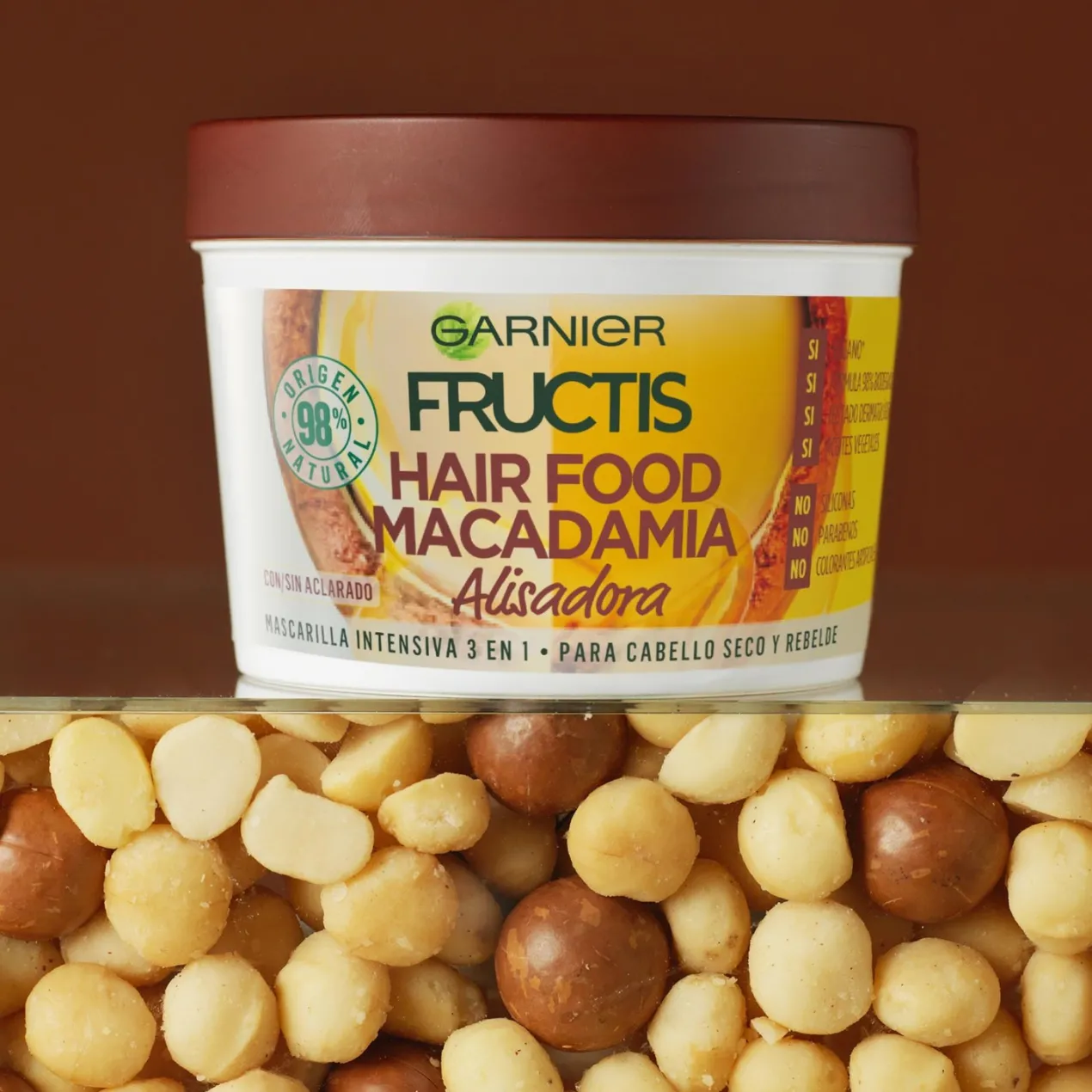 Fructis Hair Food Coco Mascarilla 3 en 1 Alisadora