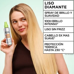Fructis Liso Diamante Spray de Brillo y Suavidad