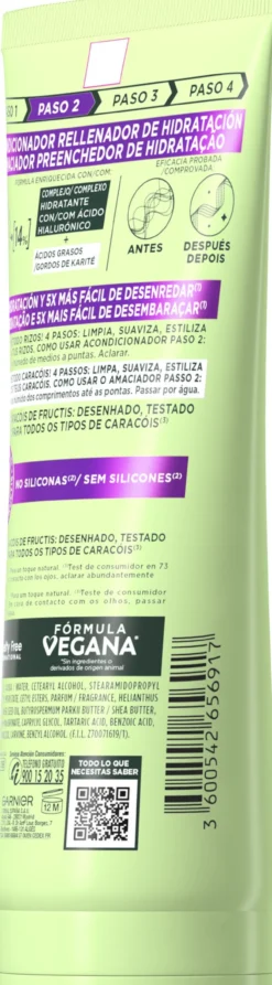Fructis Método Rizos Acondicionador Paso 2