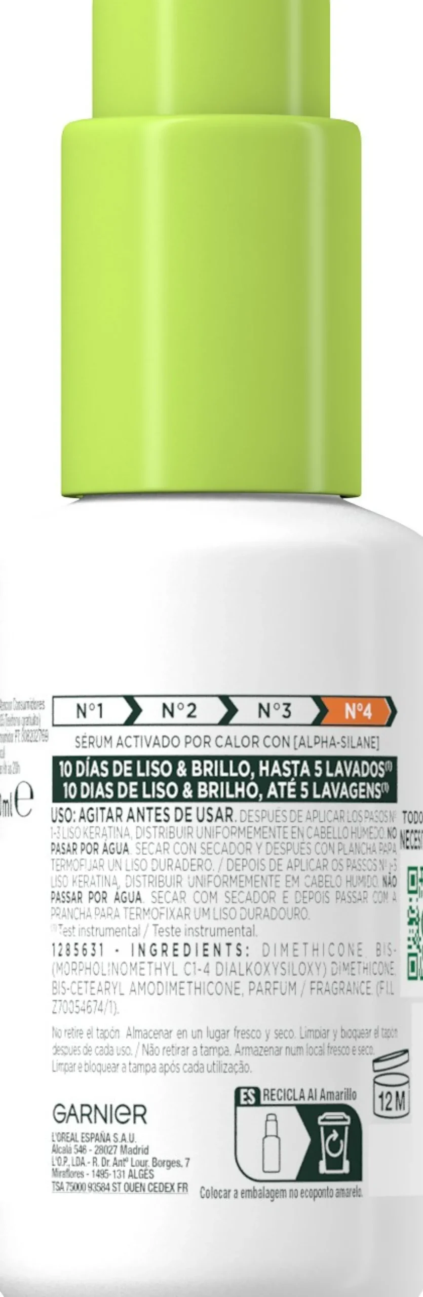 Fructis Nº4 Sérum Activado por Calor
