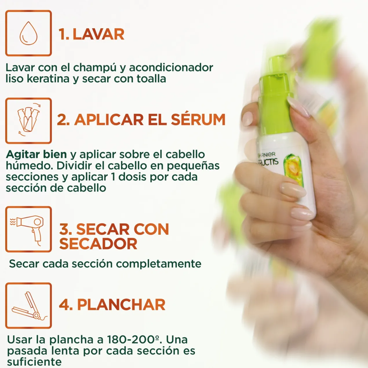 Fructis Nº4 Sérum Activado por Calor
