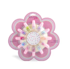Fun Colorful Flower Set de Uñas