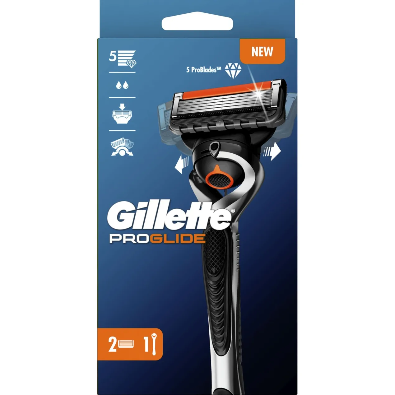 Fusion Proglide Flexball Cuchilla Manual + Recambio