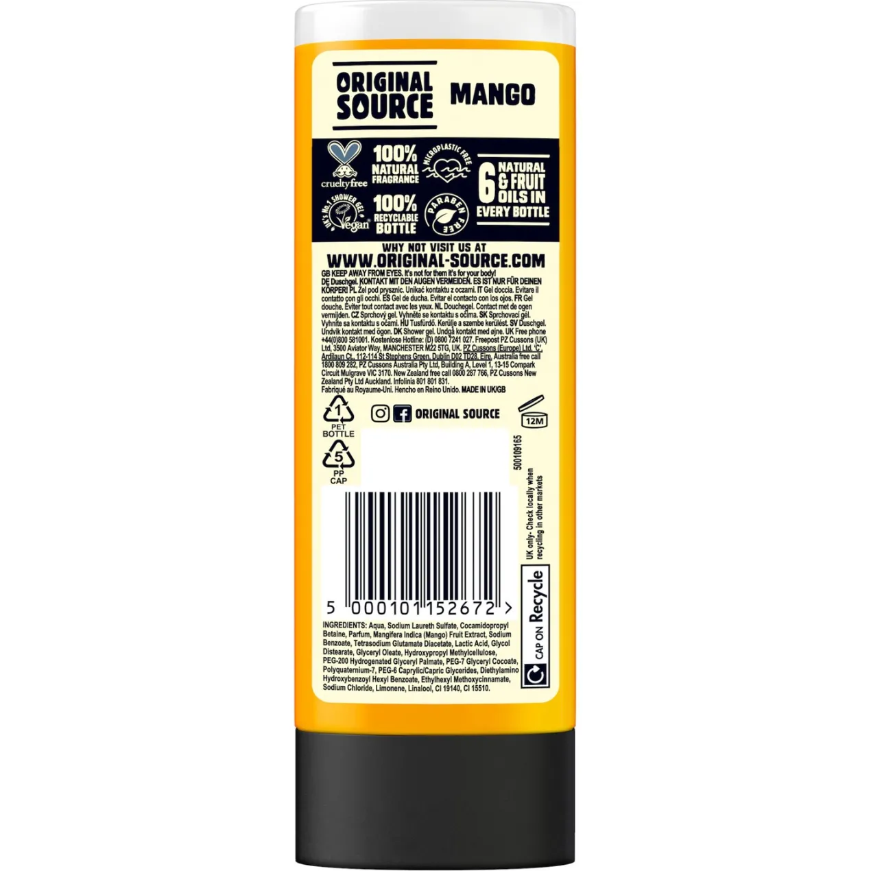Gel de Ducha de Mango