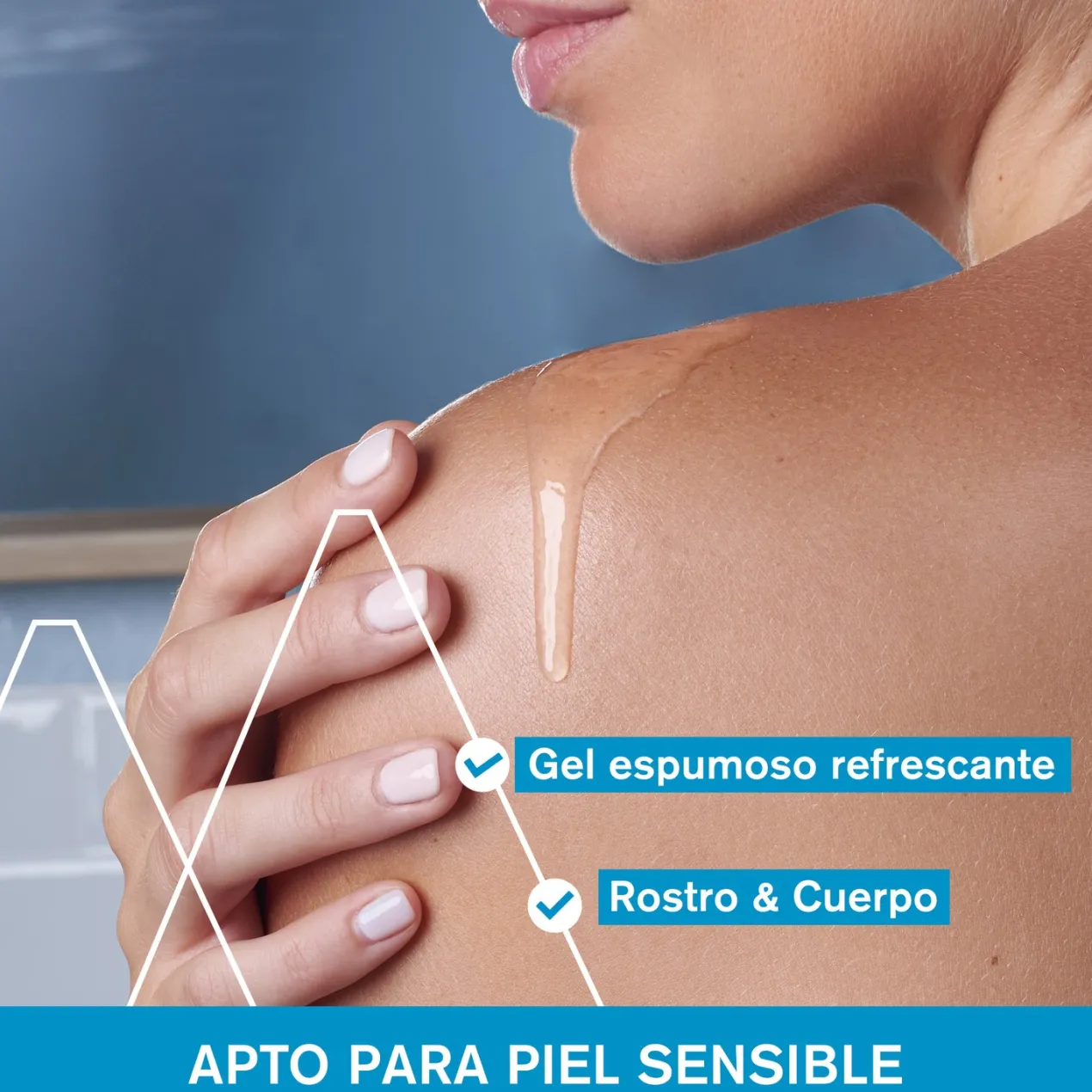 Gel de ducha dermatológico extra rico para piel sensible