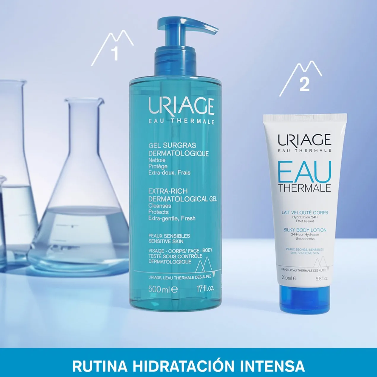 Gel de ducha dermatológico extra rico para piel sensible