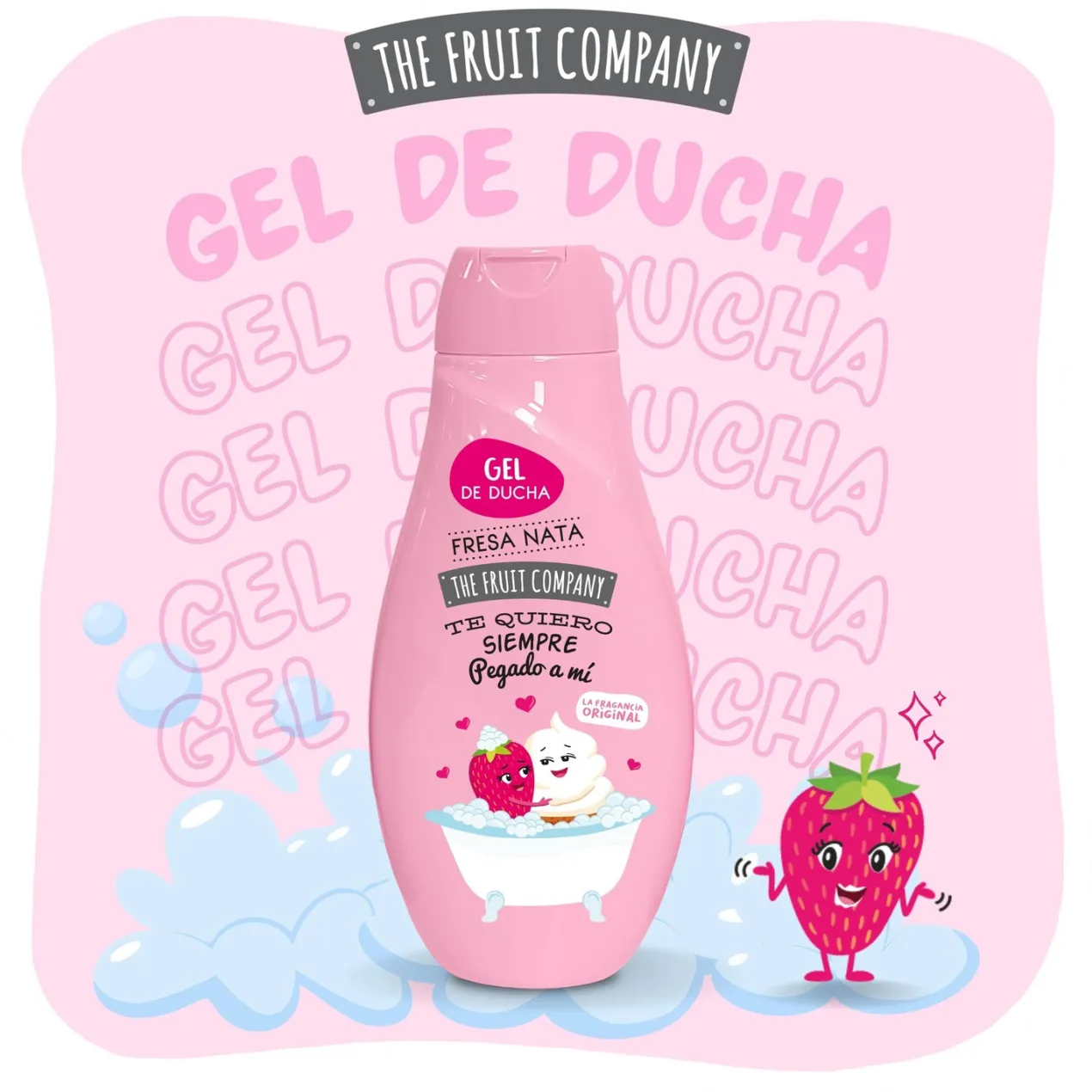 Gel de Ducha Fresa y Nata