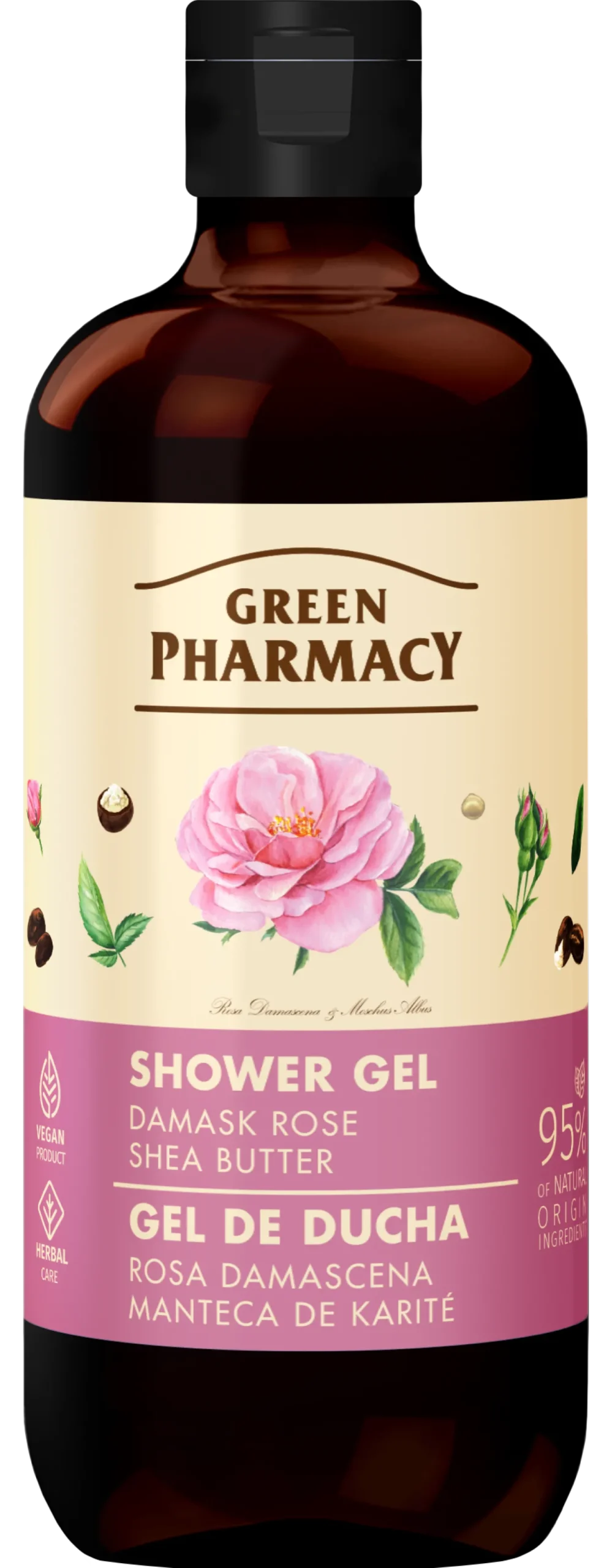 Gel de Ducha Rosa de Damasco y Karité