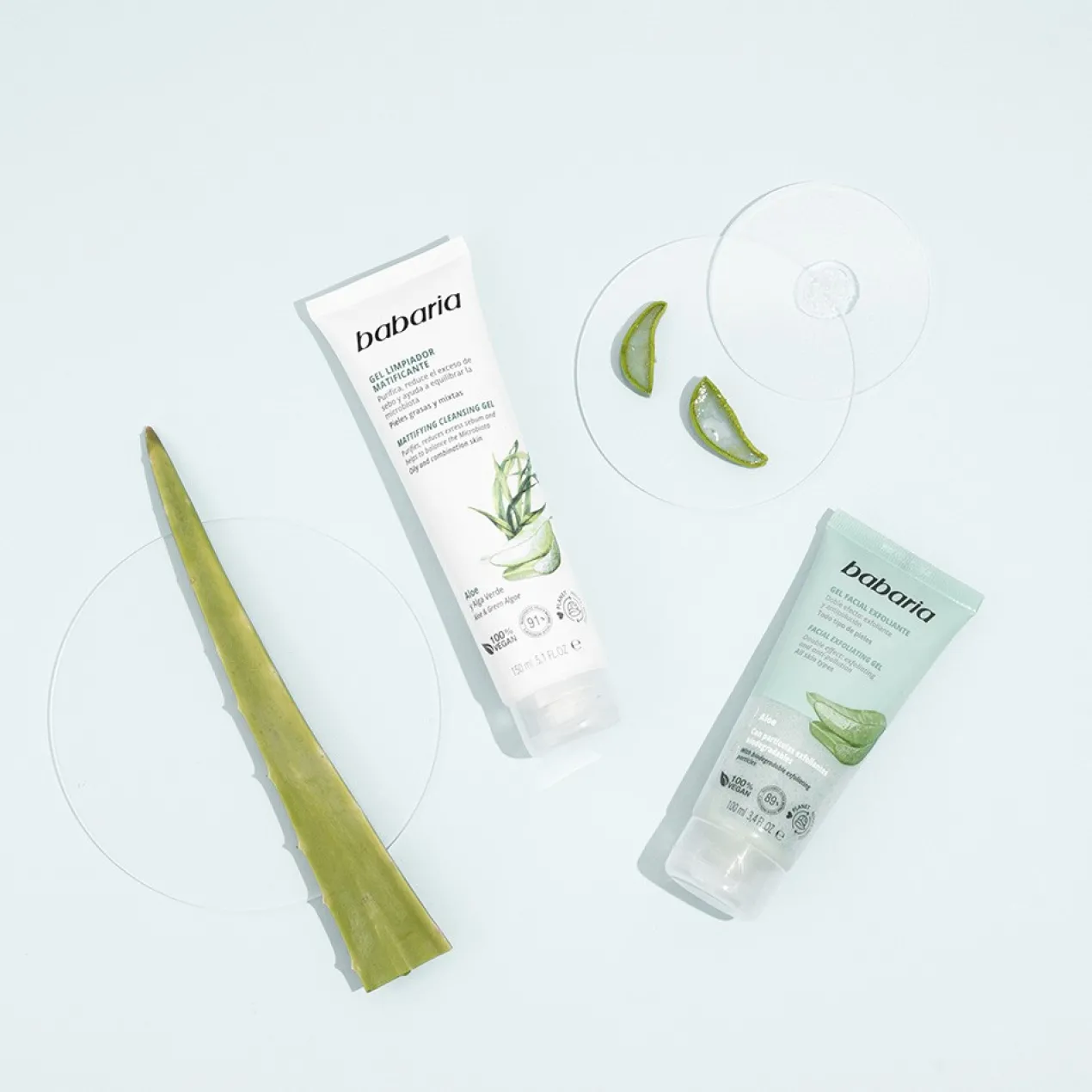Gel Facial Exfoliante Aloe