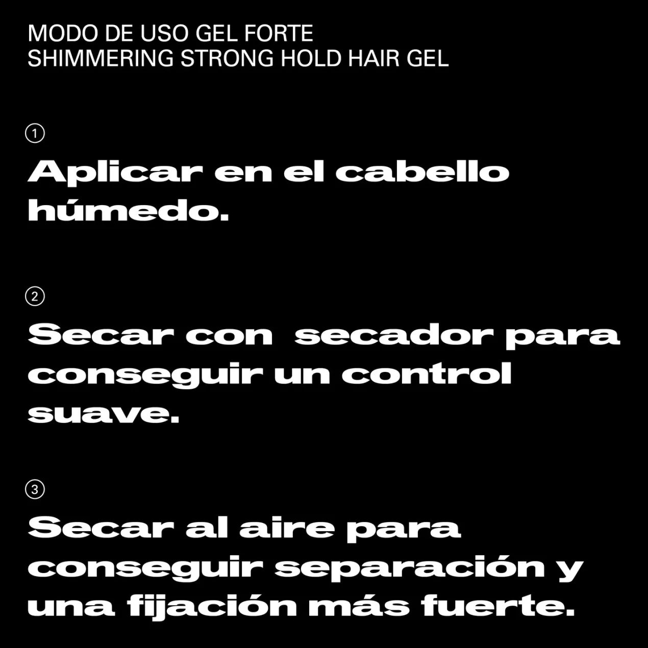 Gel Forte Gel de Fijación Fuerte