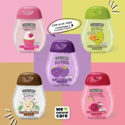 Gel Limpiador de Manos Fresa Nata