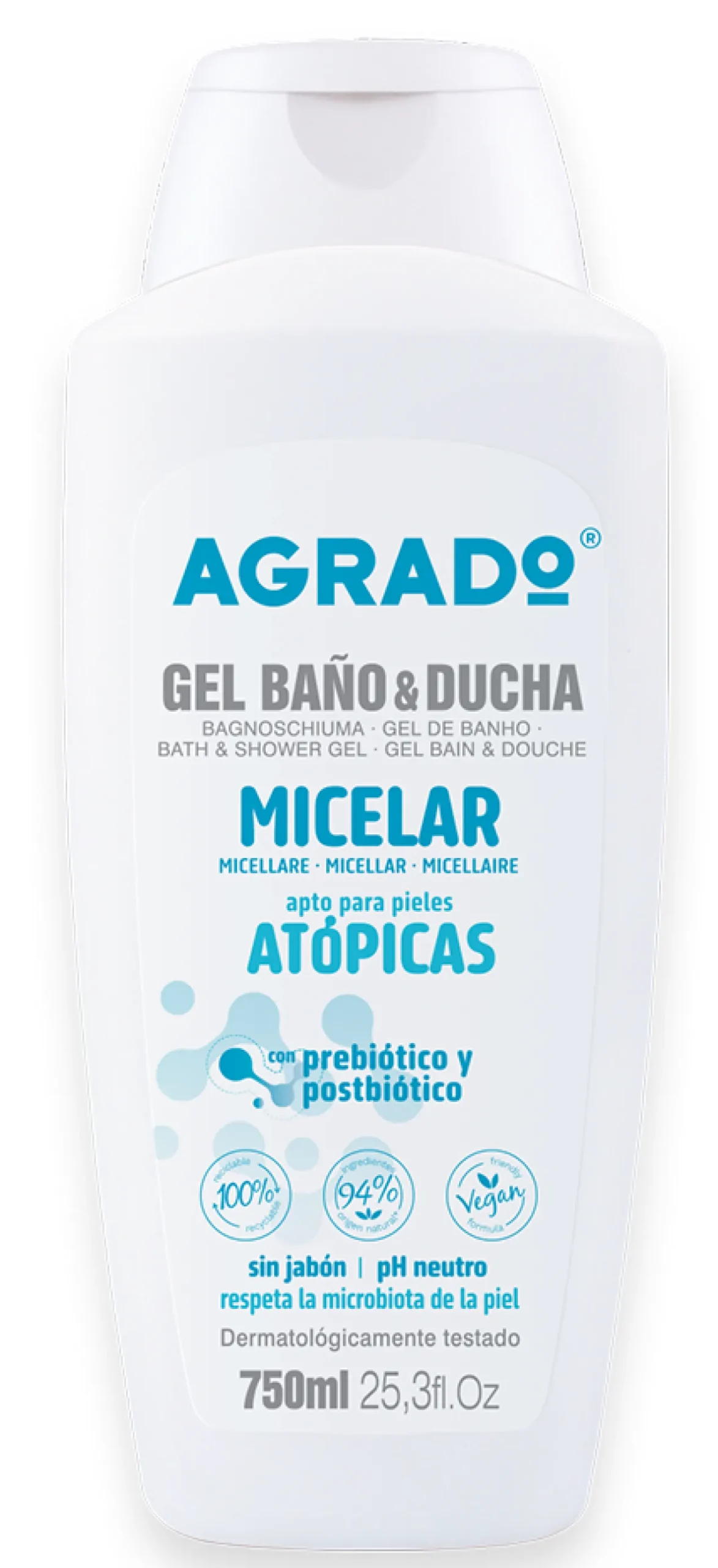Gel Micelar Baño y Ducha Pieles Atópicas