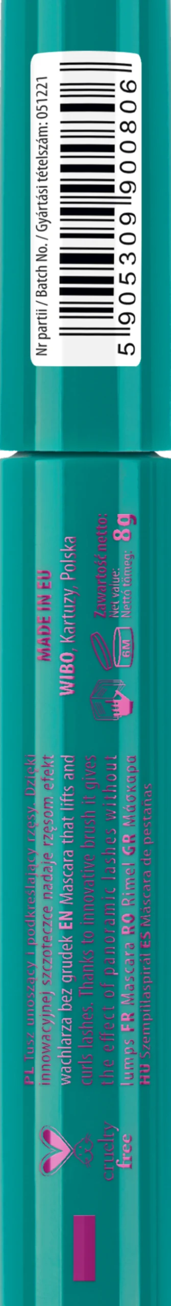 Get Sexy Máscara de Pestañas Volumen & Curling