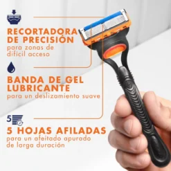 Gillette Fusion5 Pack Ahorro 7+1 Recambios Para Maquinillas De Afeitar