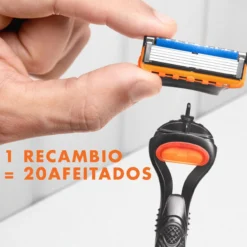 Gillette Fusion5 Pack Ahorro 7+1 Recambios Para Maquinillas De Afeitar