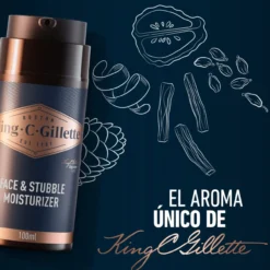 Gillette King C. Crema Hidratante para Cara y Barba