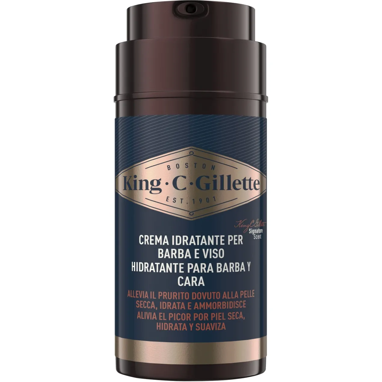 Gillette King C. Crema Hidratante para Cara y Barba