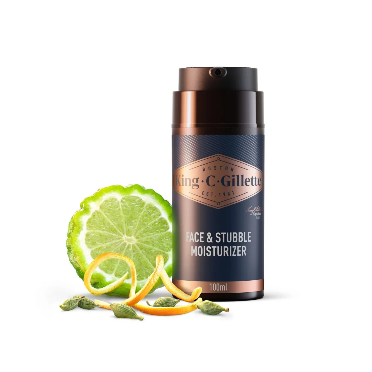 Gillette King C. Crema Hidratante para Cara y Barba