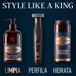 Gillette King C. Gel Para Barba y Rostro