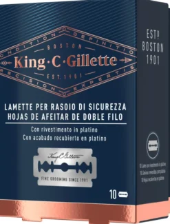 Gillette King C. Hojas De Afeitar De Doble Filo