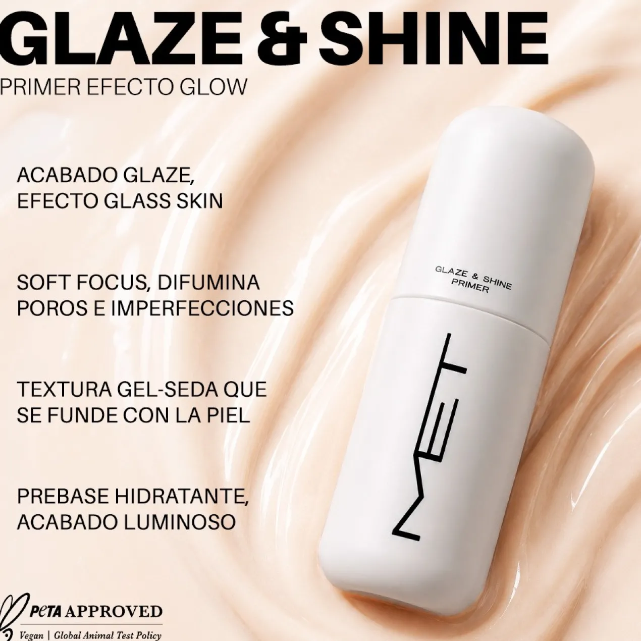 Glaze & Shine Primer Prebase de Maquillaje Iluminadora