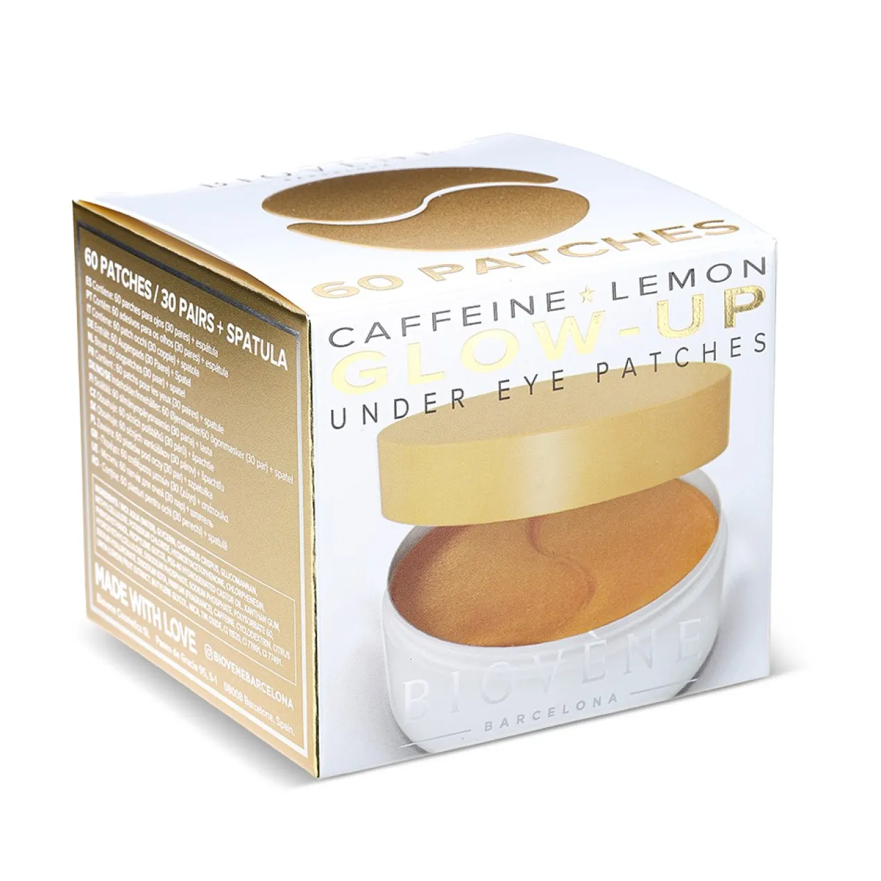 Glow-Up Parches para Ojos de Hidrogel con Cafeína + Limón