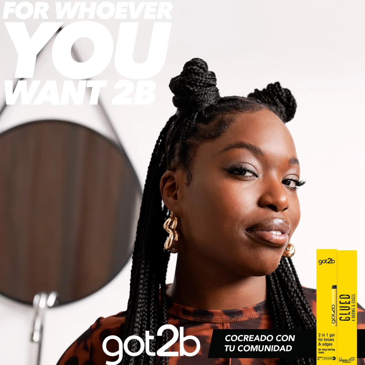 Glued 4 Brows & Edges Gel para cejas