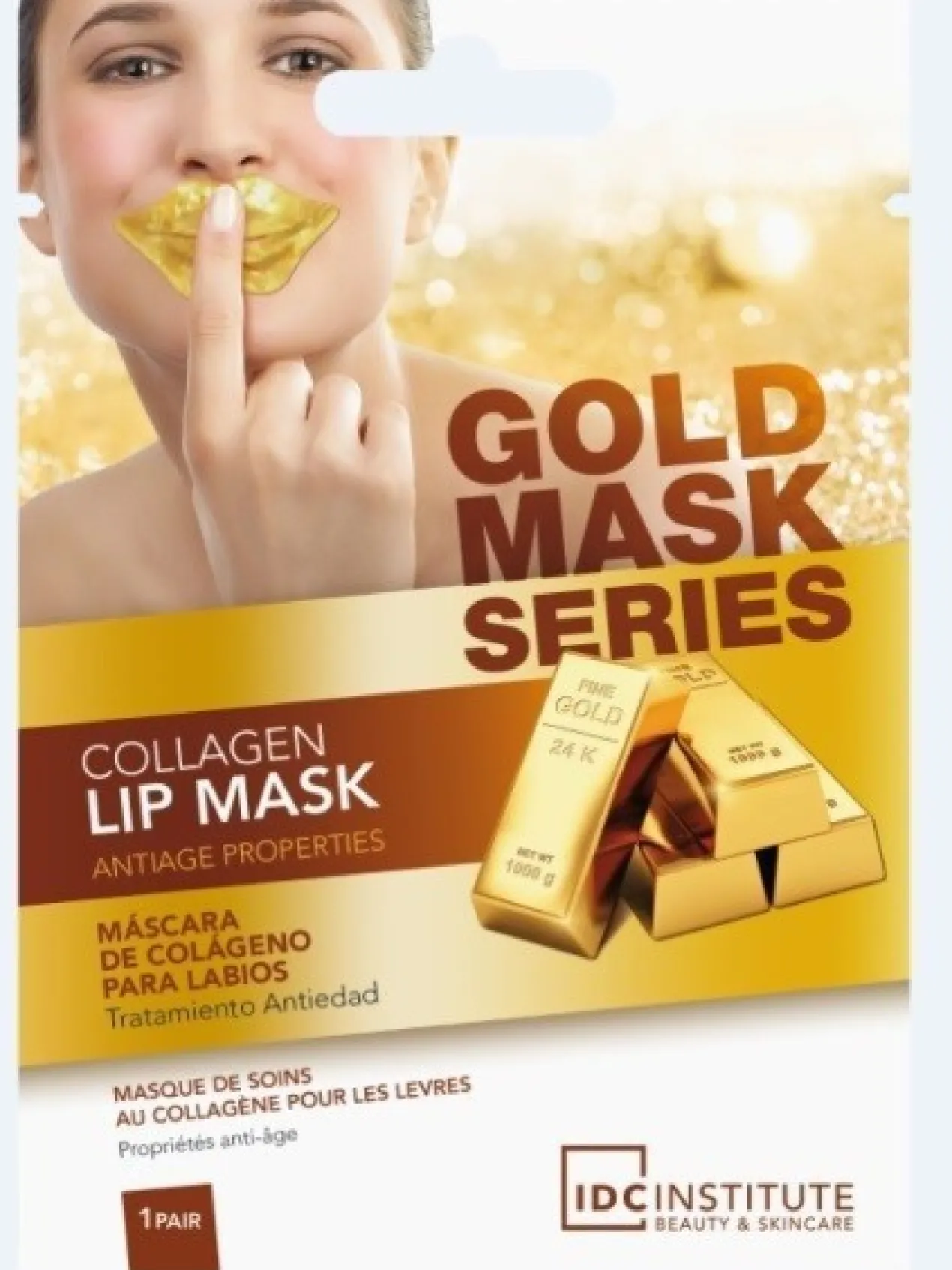 Gold Máscara para los Labios con Colágeno