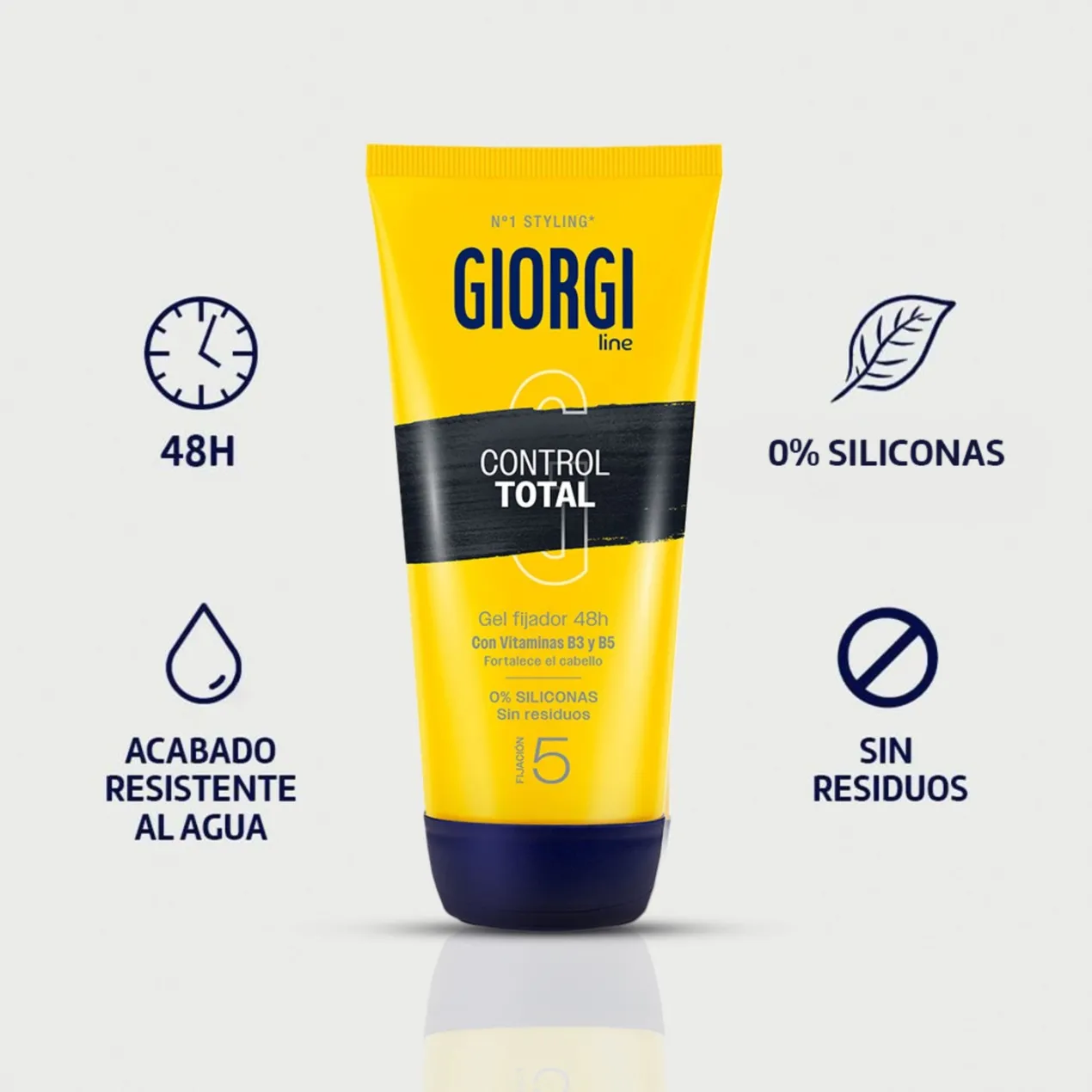 Gomina Control Total Gel Fijador 48H