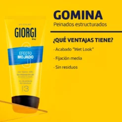 Gomina Efecto Mojado Gel Fijador 48H