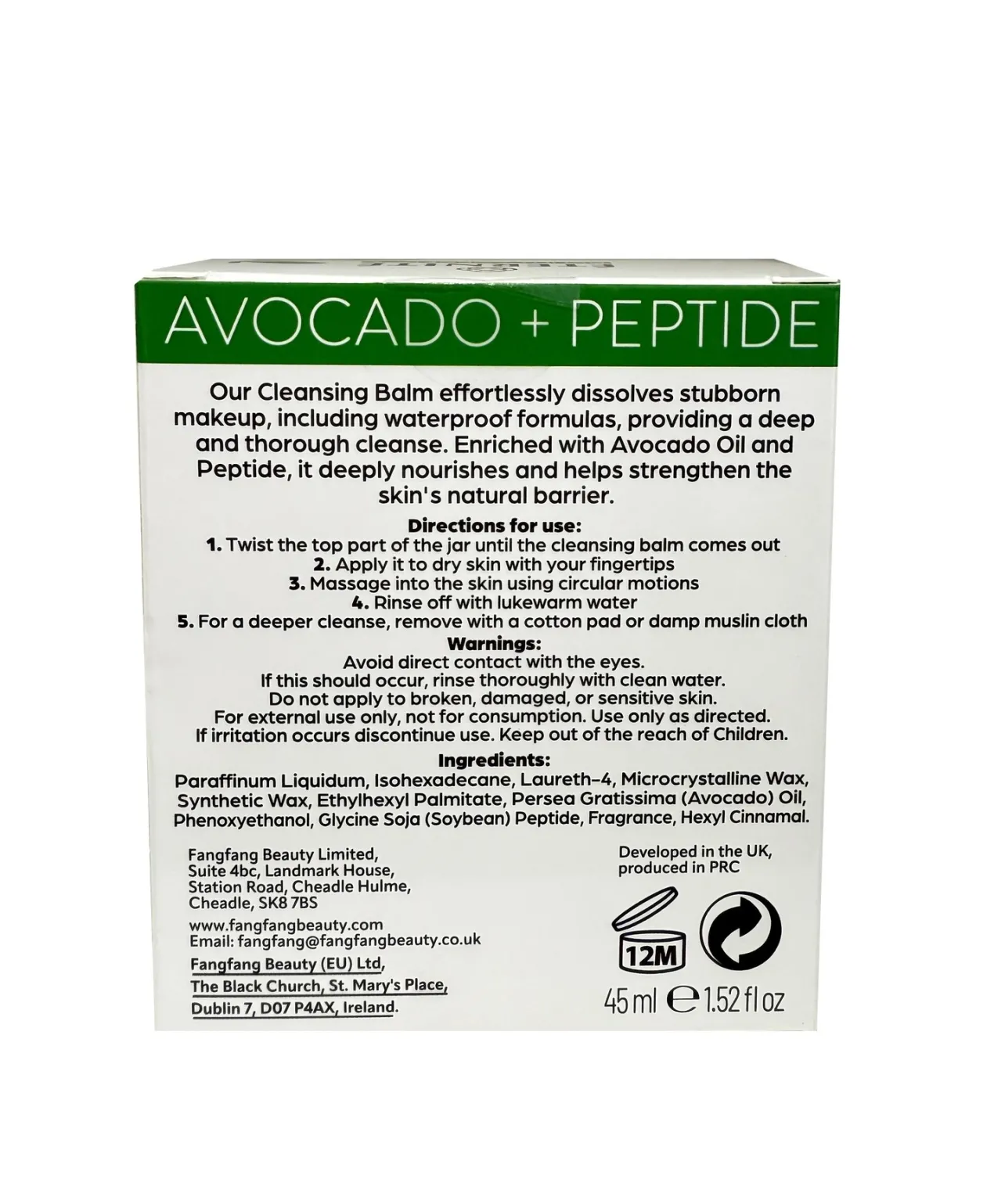 Grinding Bálsamo Limpiador Facial con Aguacate + Péptidos