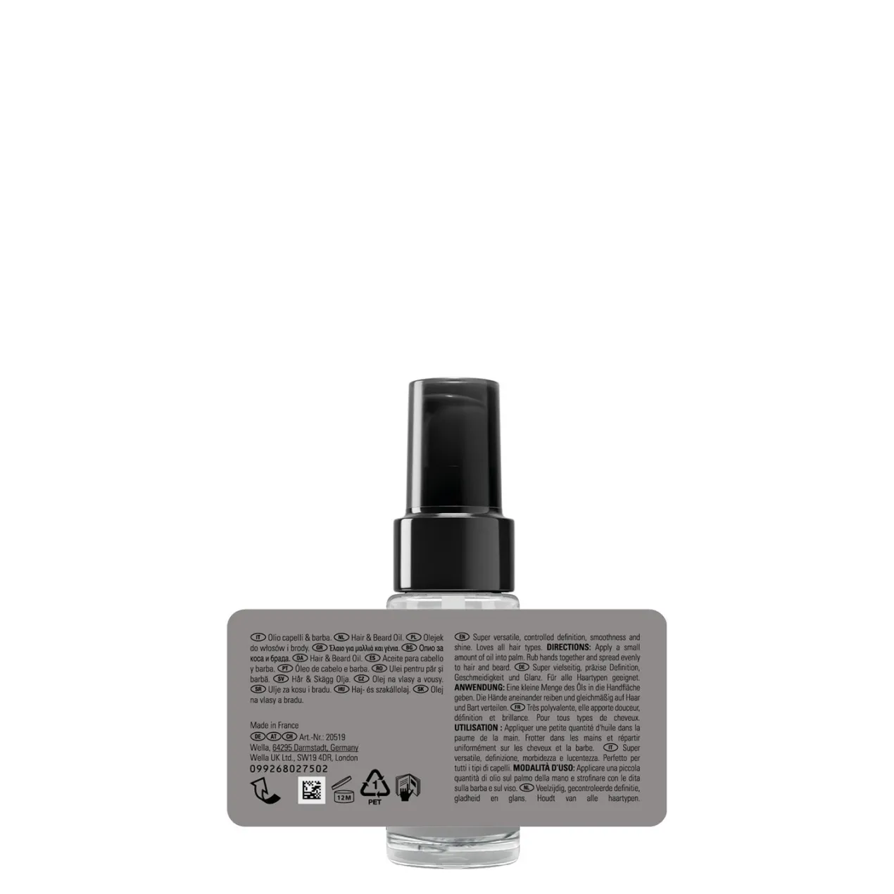Groom Aceite de Cabello y Barba para Hombre