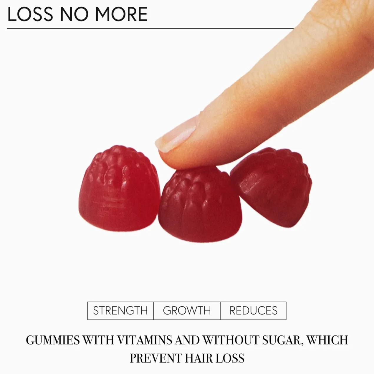 Gummy Loss No More Gominolas Anti-Caída