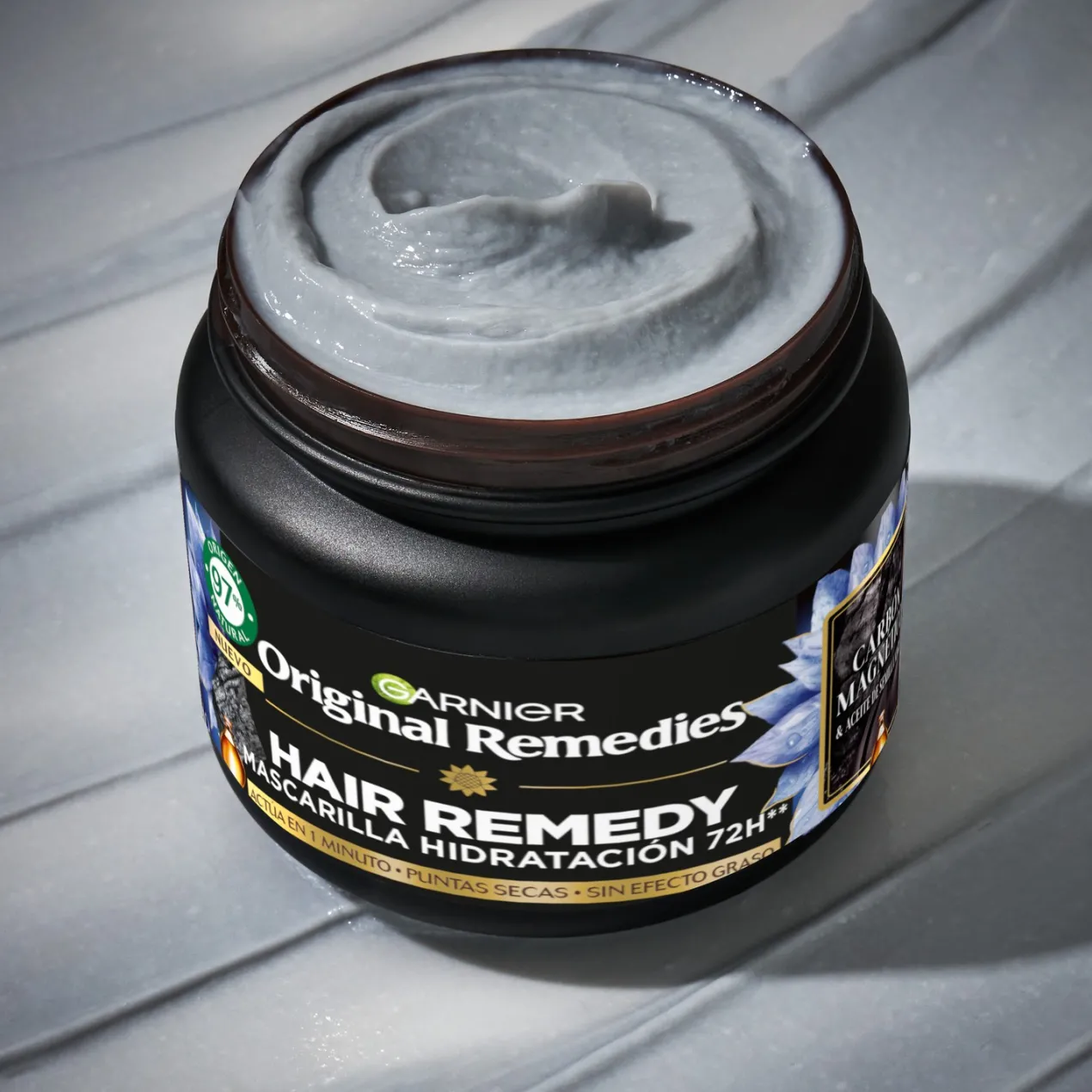 Hair Remedy Mascarilla Hidratación de Carbón Magnético