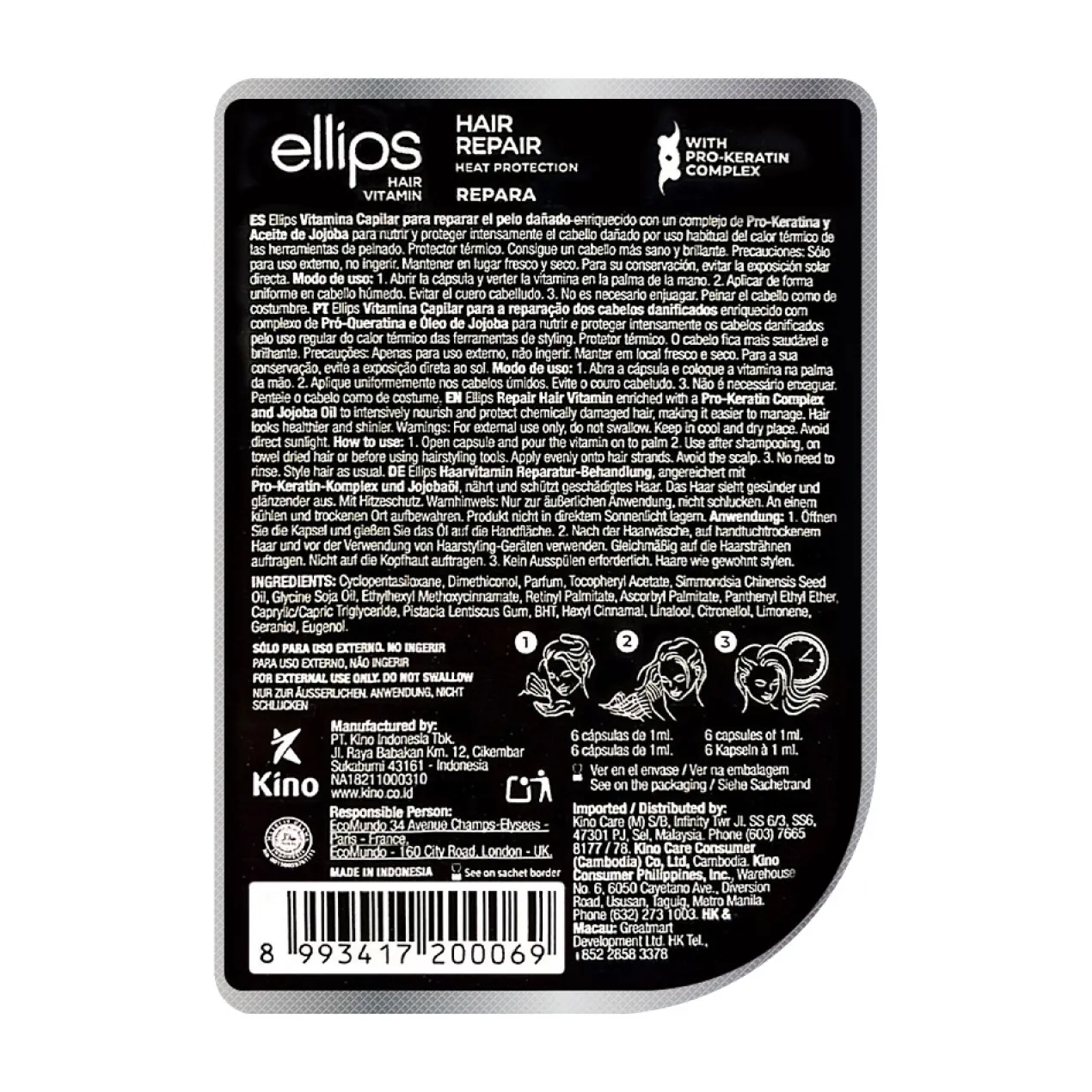 Hair Vitamin Ampollas de Vitaminas para el Cabello Dañado