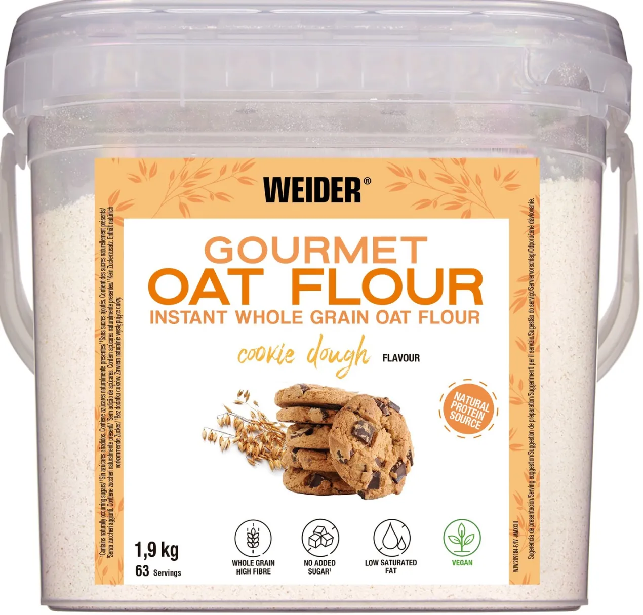 Harina De Avena Cookie Dough Alimento saludable