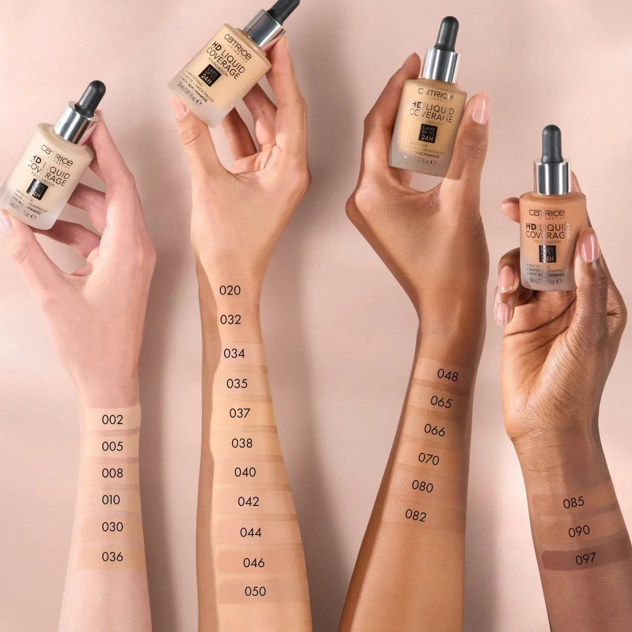 HD Base de Maquillaje Cobertura Líquida