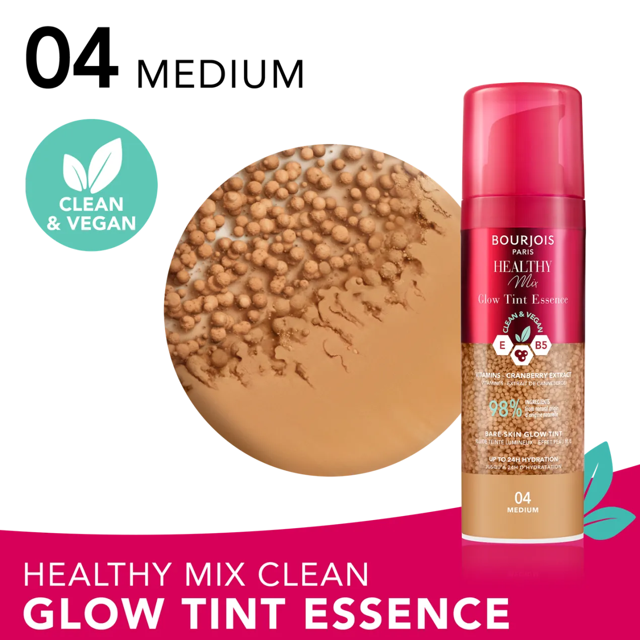 Healthy Mix Glow Tint Essence Base de Maquillaje