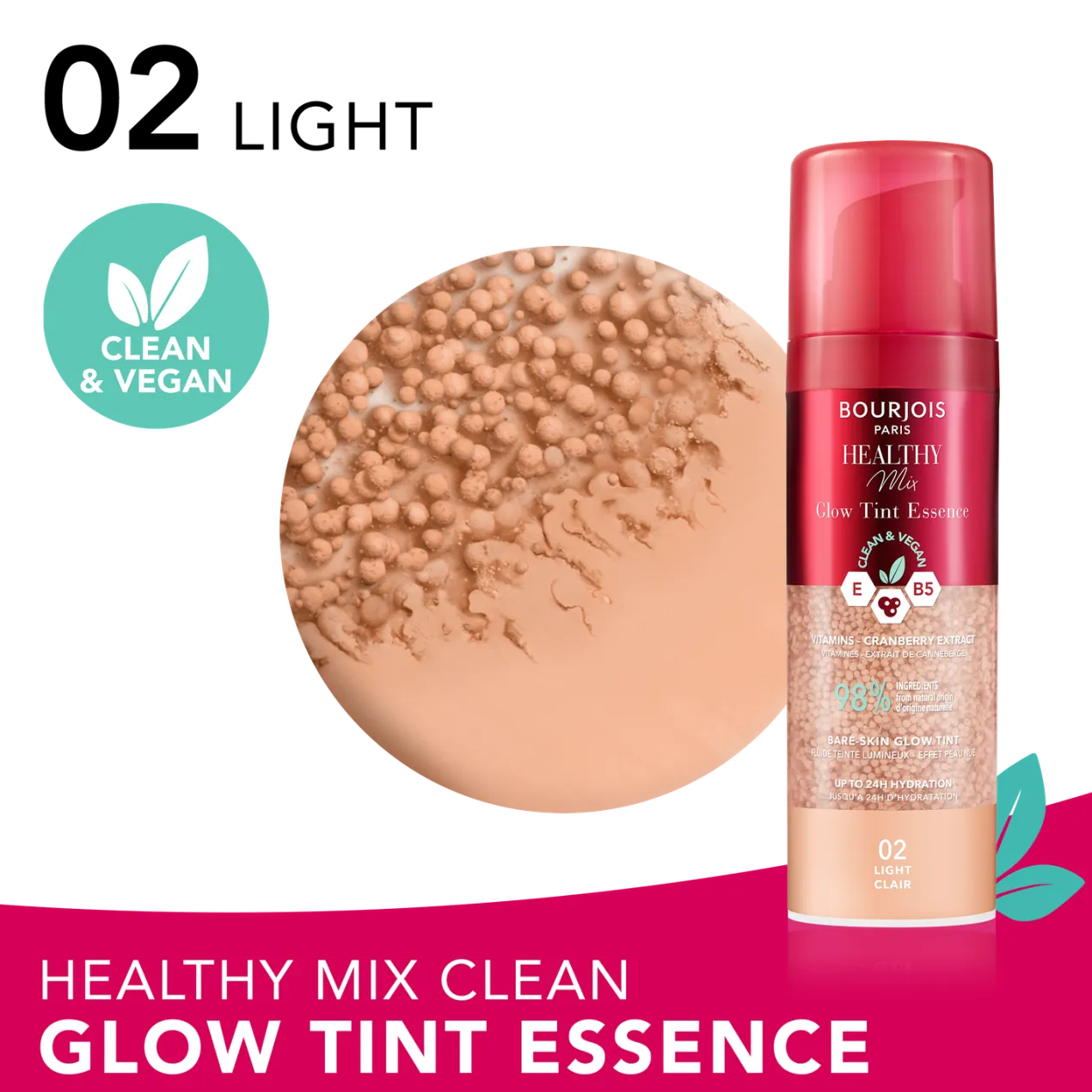 Healthy Mix Glow Tint Essence Base de Maquillaje