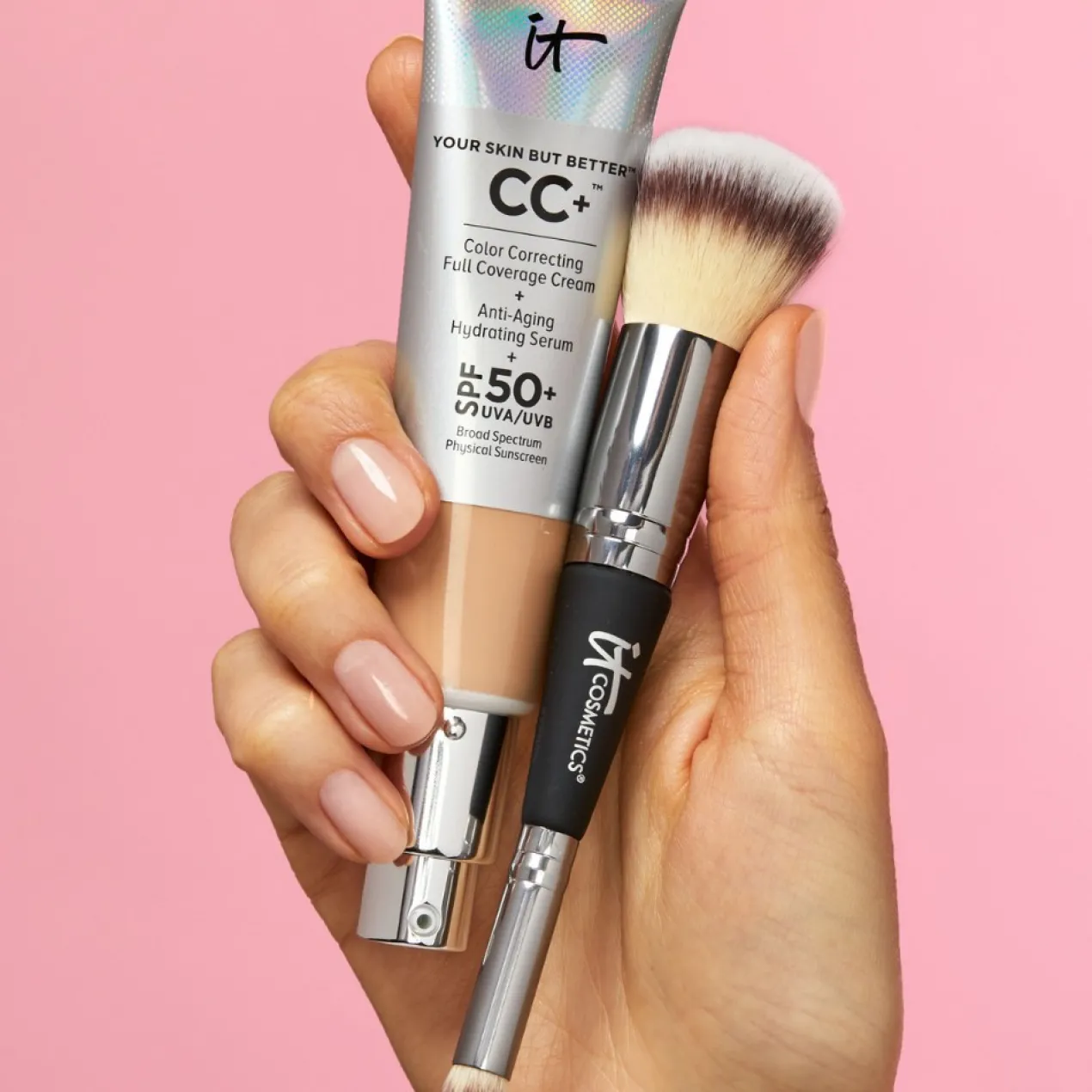 Heavenly Luxe Brocha Doble Para Base de Maquillaje y Corrector