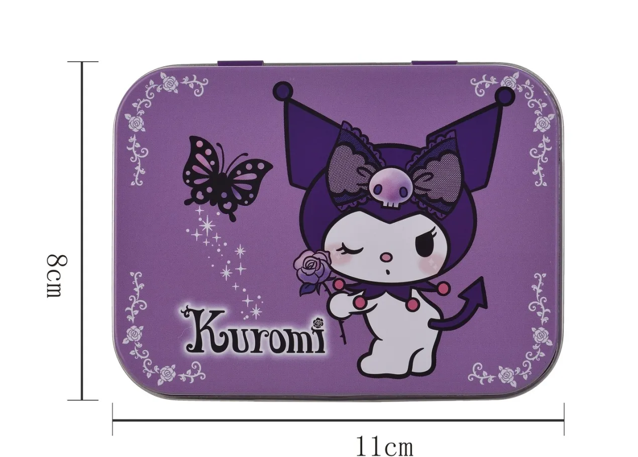 Hello Kitty Kuromi Caja de Apósitos Infantil Brillante