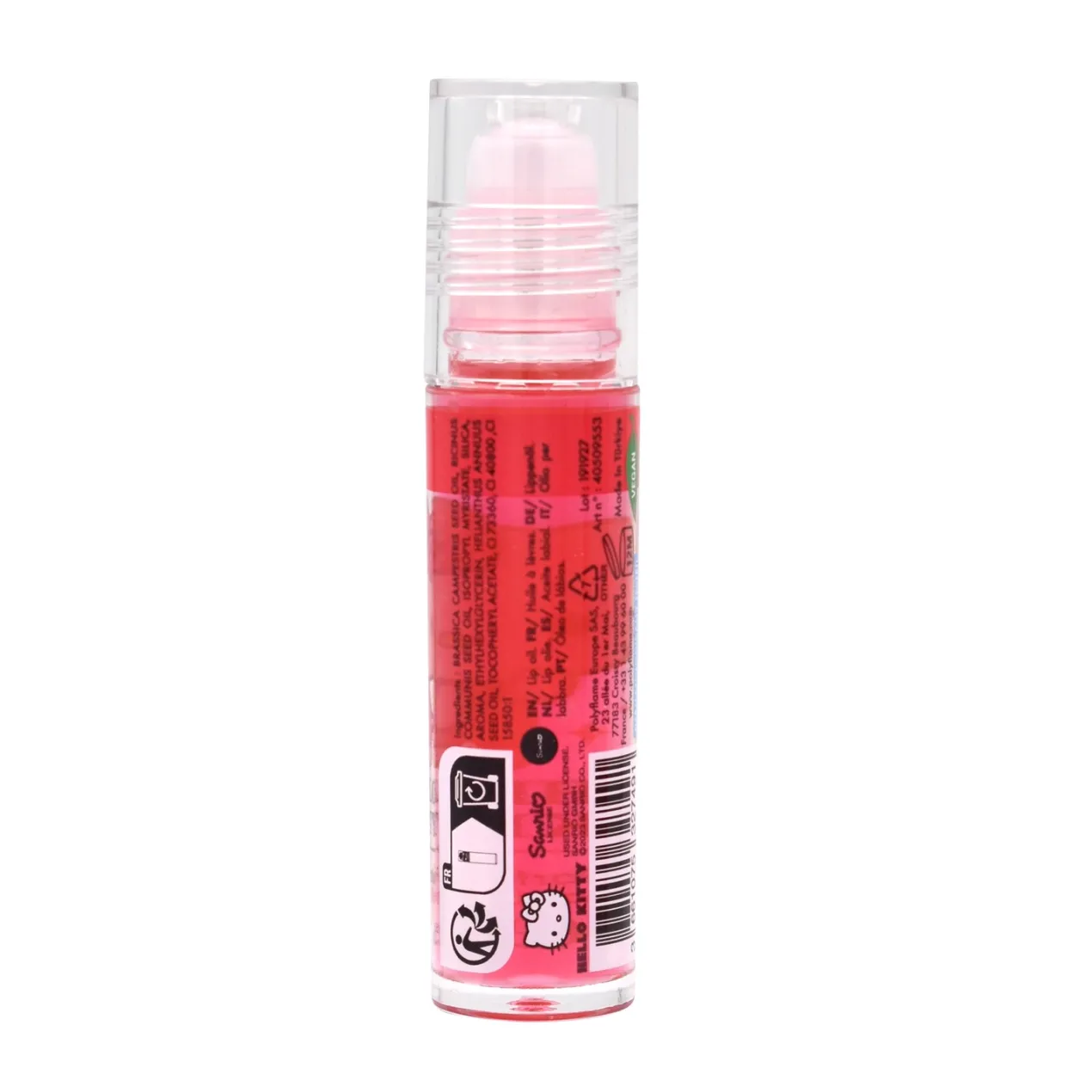 Hello Kitty Aceite Labial Brillo Sabor Fresa