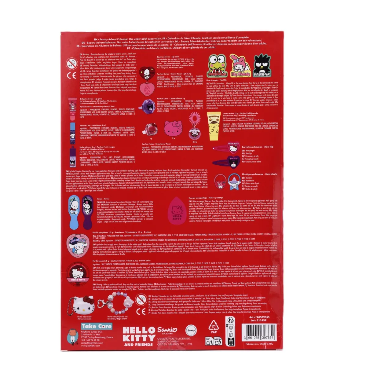 Hello Kitty and Friends Calendario de Adviento +8 Años