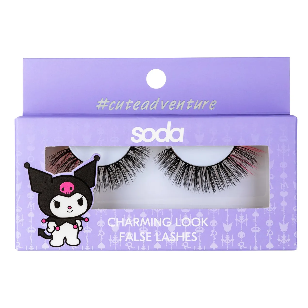 Hello Kitty Kuromi Charming Look Pestañas Postizas