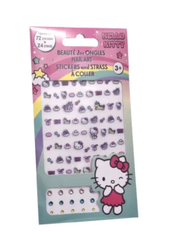 Hello Kitty Pegatinas y Piedras Strass para Decoración de Uñas