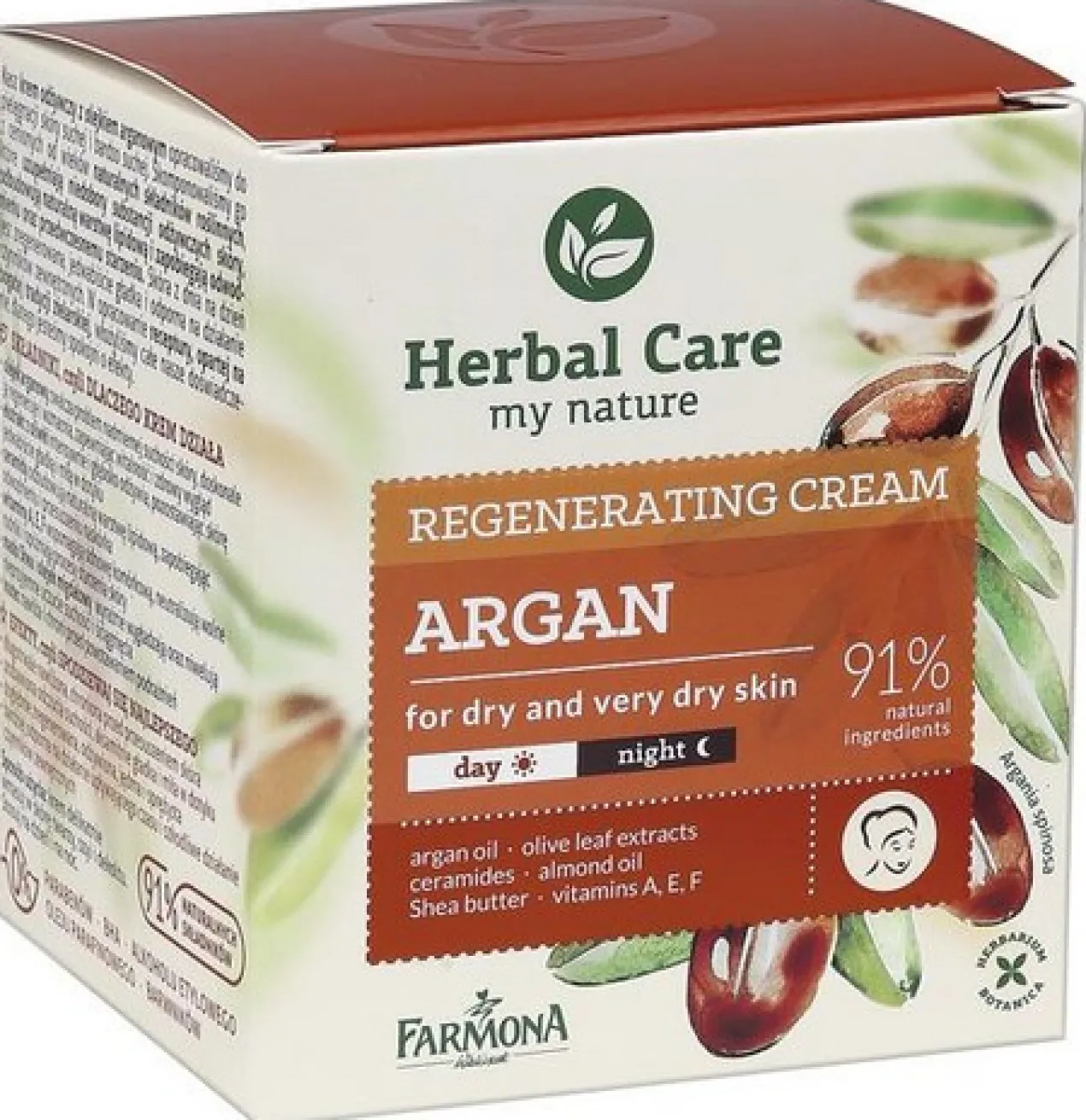 Herbal Care Crema Regenerante Aceite de Argán